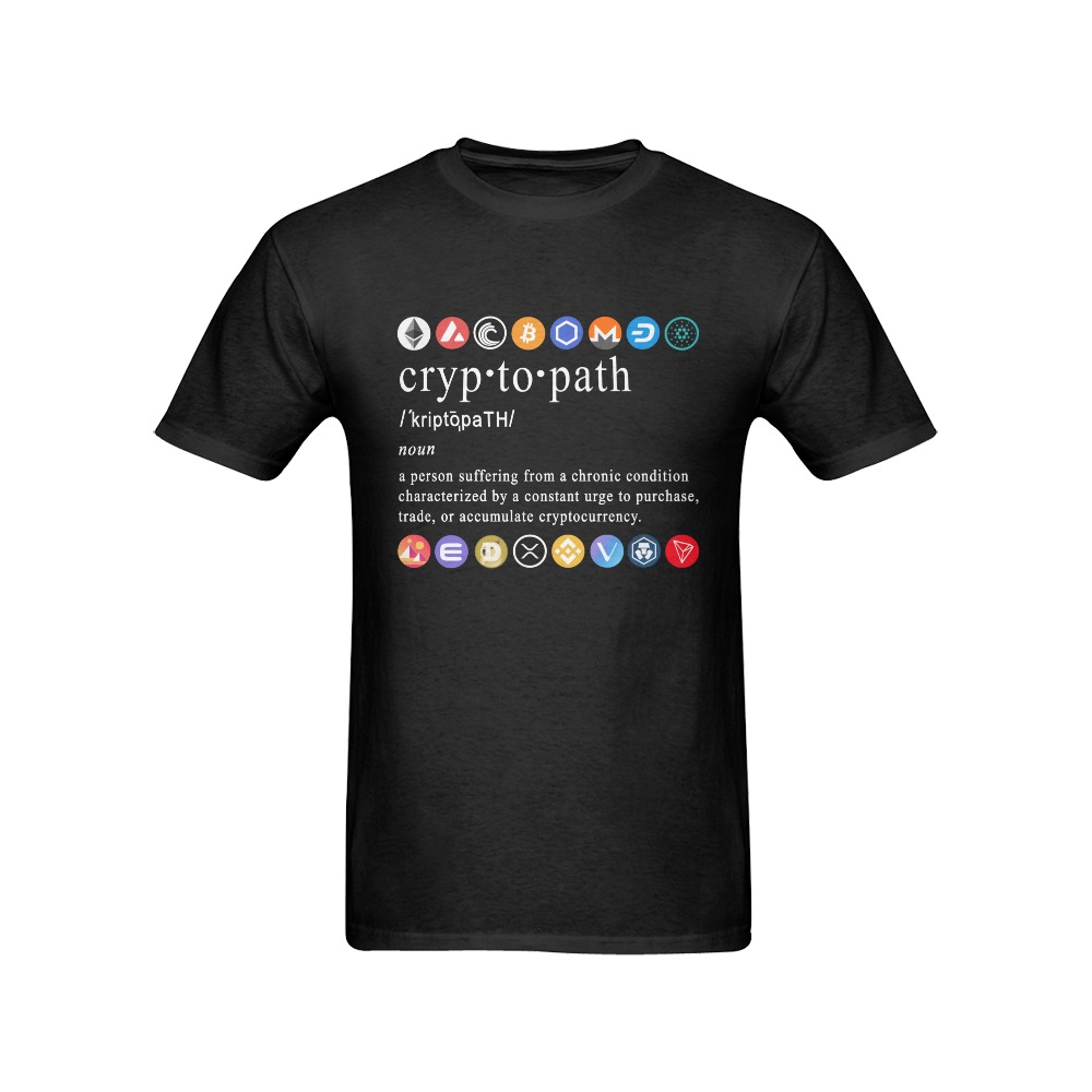 Cryptopath Definition T-shirt Men's T-Shirt in USA Size (Front Printing Only)