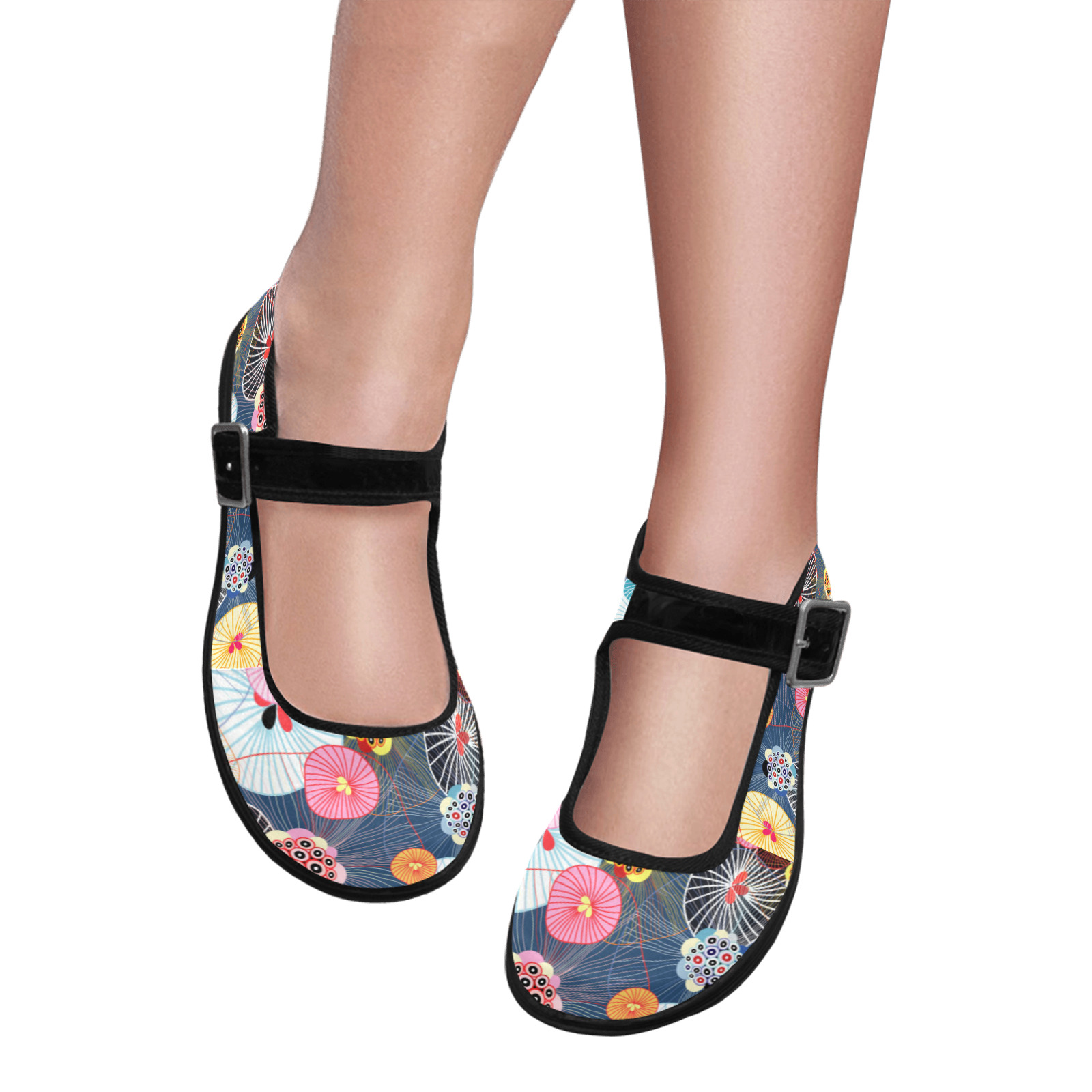 ELEGANCIA Mila Satin Women's Mary Jane Shoes (Model 4808)