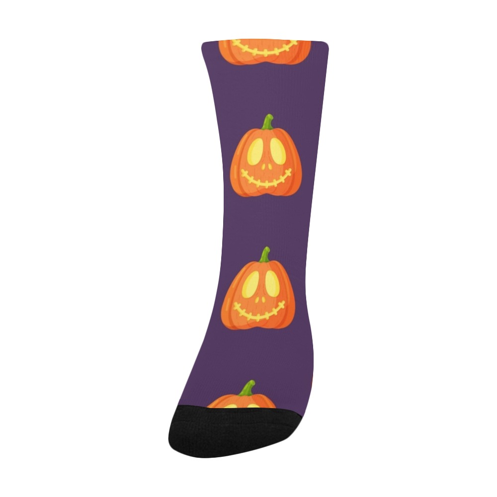 Halloween Pumpkin Socks for Kids Kids' Custom Socks