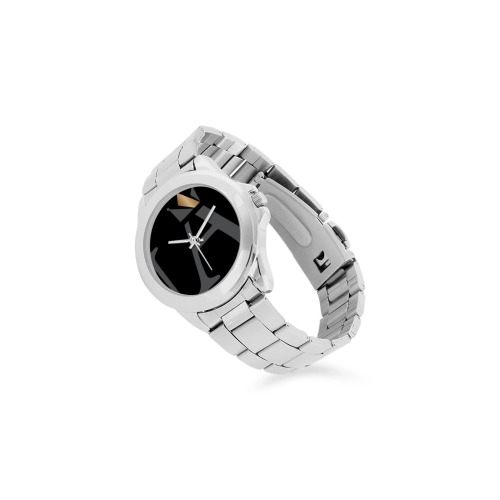 MONARCH Gray and Gold Unisex Stainless Steel Watch(Model 103)