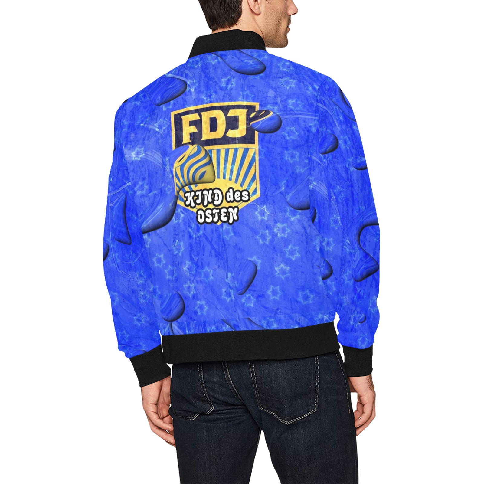 FDJ Pop by Nico Bielow All Over Print Bomber Jacket for Men (Model H31)