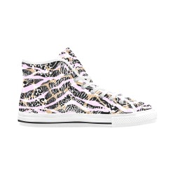 Camo animal print pink Vancouver H Women's Canvas Shoes (1013-1)