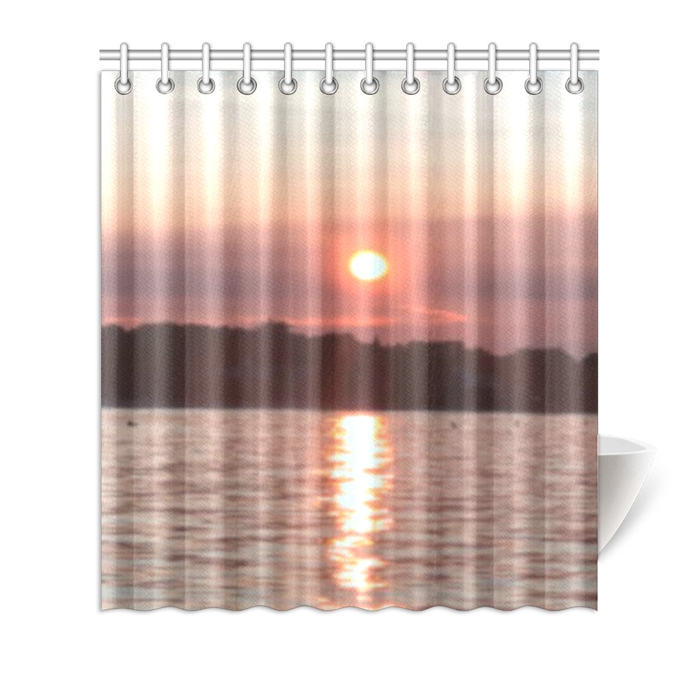 Glazed Sunset Collection Shower Curtain 66"x72"