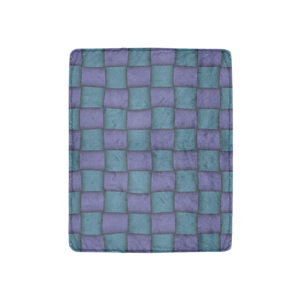 Tiled Ultra-Soft Micro Fleece Blanket 30''x40''