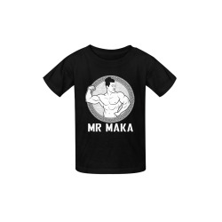 Mr Maka Black Kid's Classic T-shirt (Model T22)