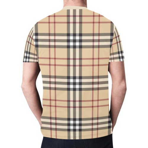 Tan Hustler T-Shirt New All Over Print T-shirt for Men (Model T45)