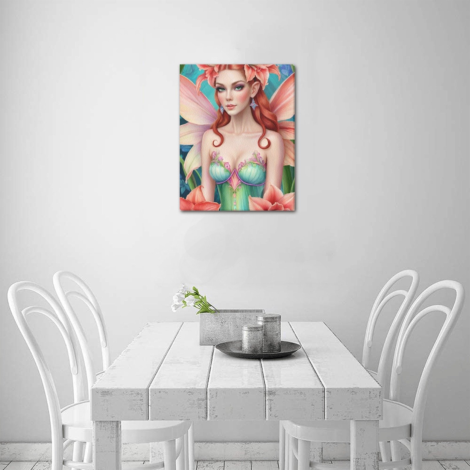 Amaryllis_-_Oracle_TradingCard Upgraded Canvas Print 11"x14"