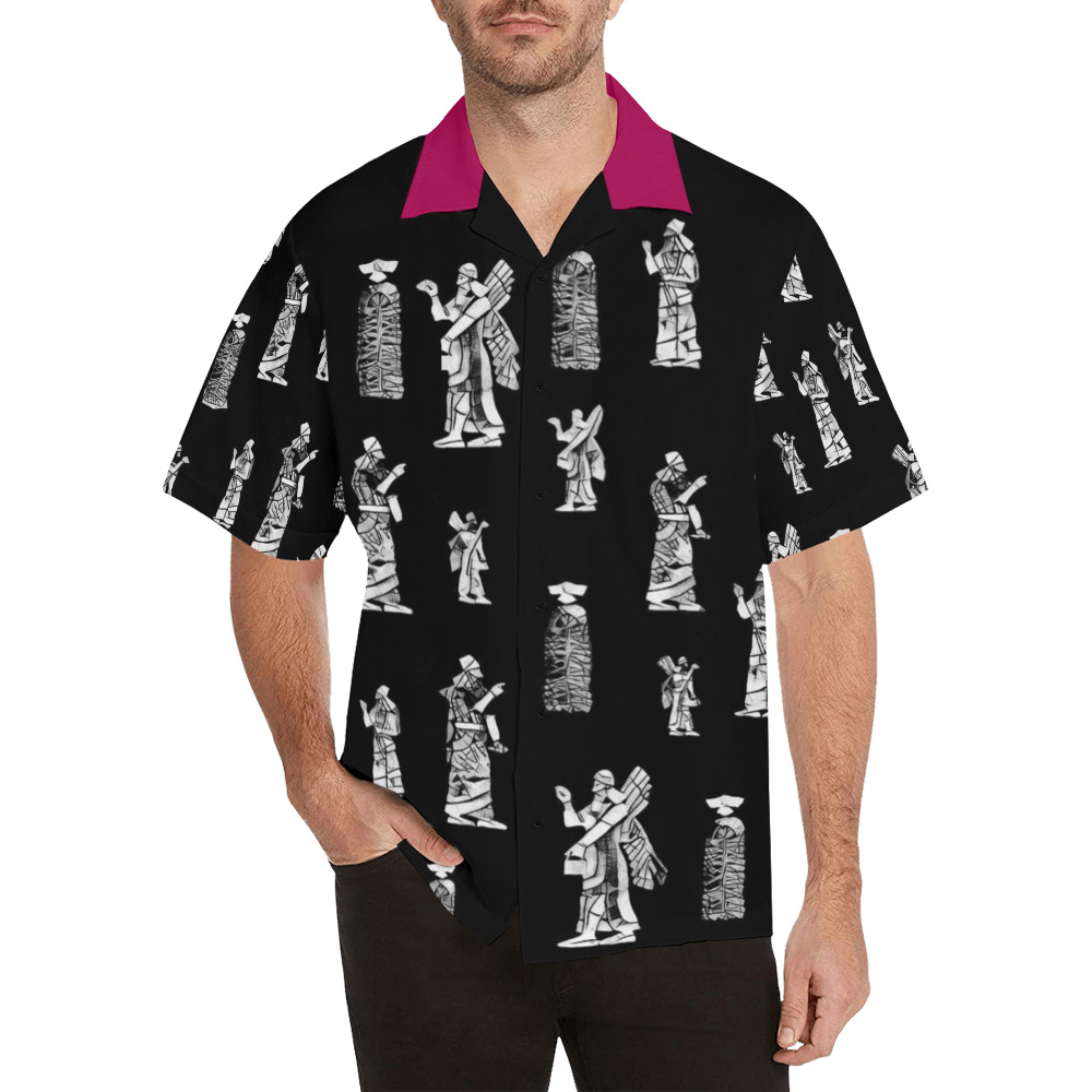 Anunnaki Mirror Hawaiian Shirt (Model T58)
