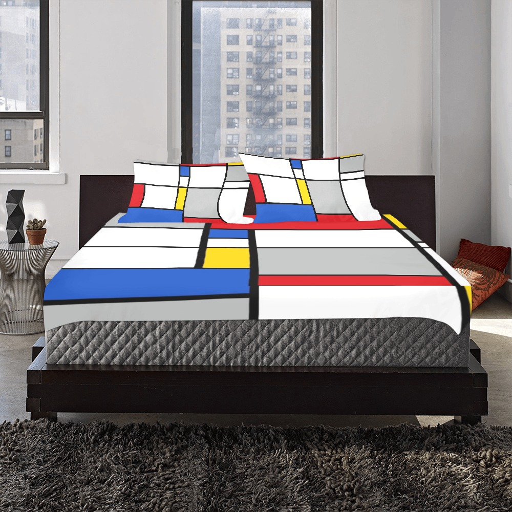 Mondrian 1 3-Piece Bedding Set