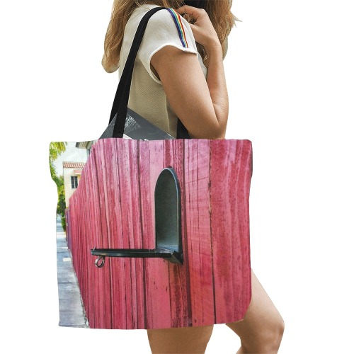 Waiting for Mail All Over Print Canvas Tote Bag/Large (Model 1699)