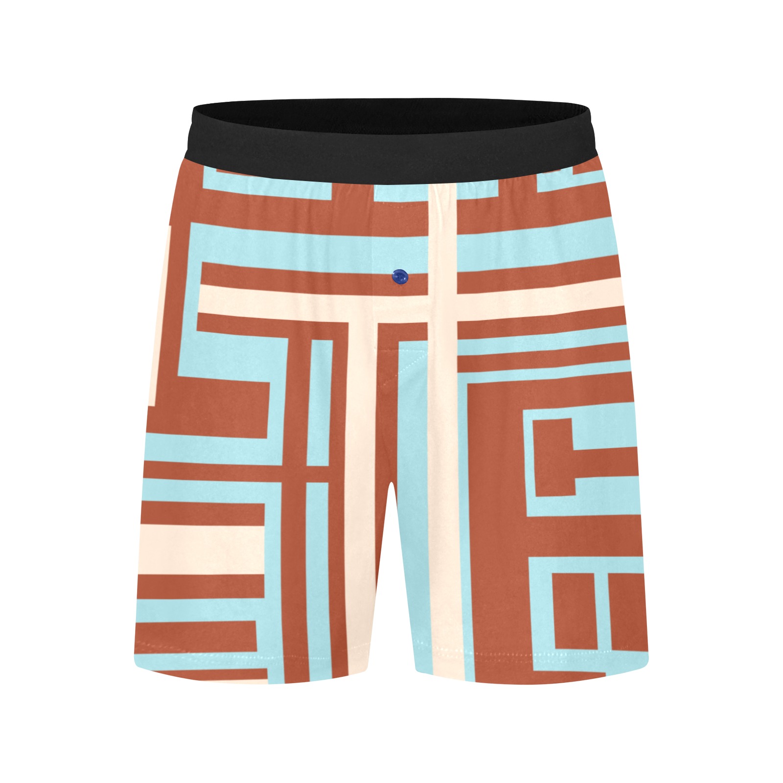Model 1 Men's Mid-Length Pajama Shorts (Model L46)