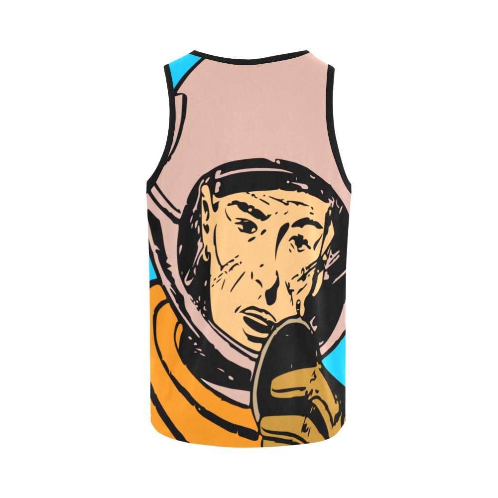 astronaut All Over Print Tank Top for Women (Model T43)