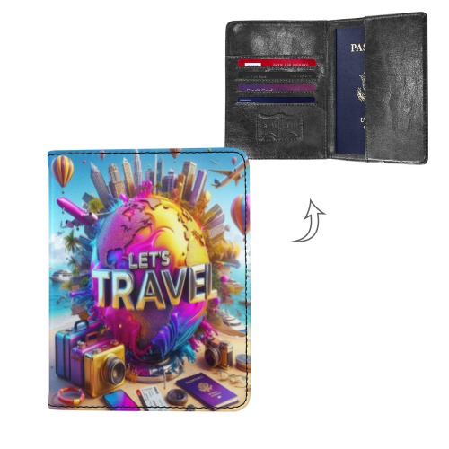 Yellow multicolor Let's Travel