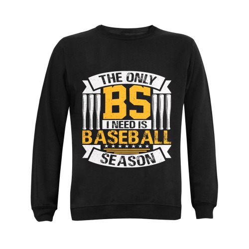 Funny Baseball Sarcasm Gildan Crewneck Sweatshirt(NEW) (Model H01)