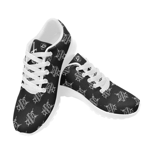 Tha Boogiewoogie Man - Black & White Crest Sneakers