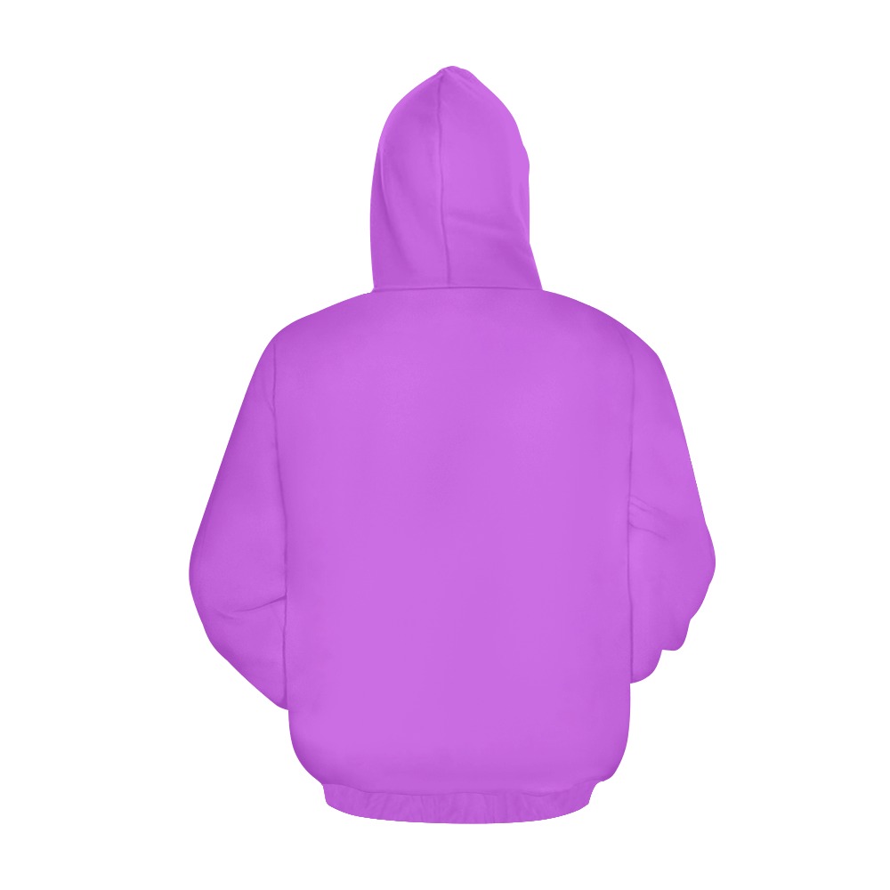 Purple Sig Hoodie Women All Over Print Hoodie for Women (USA Size) (Model H13)
