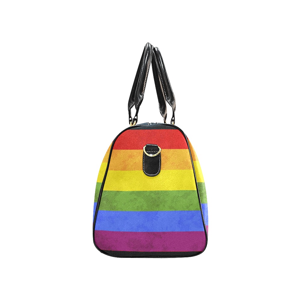 Gay Pride Flag Travel Bag New Waterproof Travel Bag/Large (Model 1639)