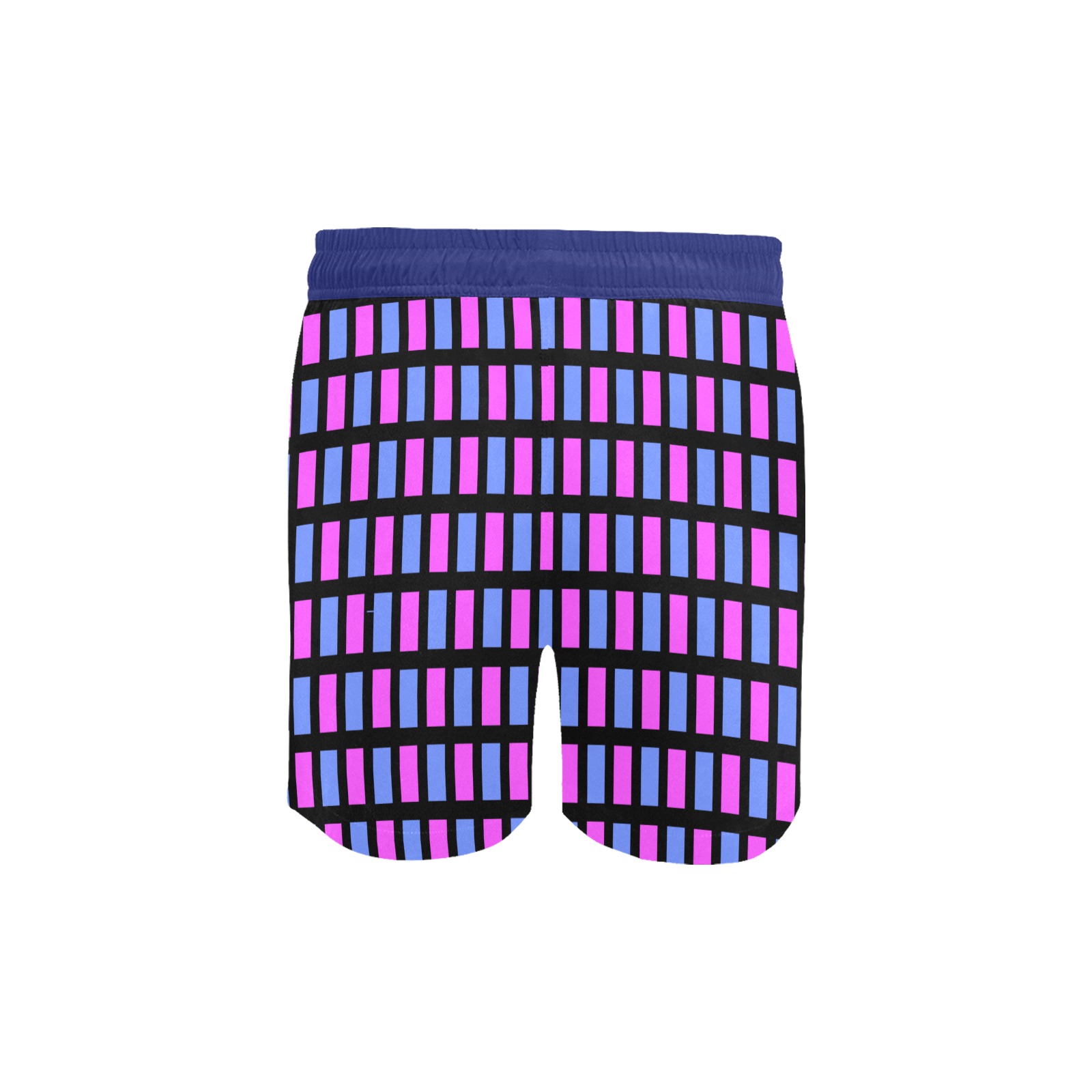 pink and blue Men's Mid-Length Swim Shorts (Model L39)