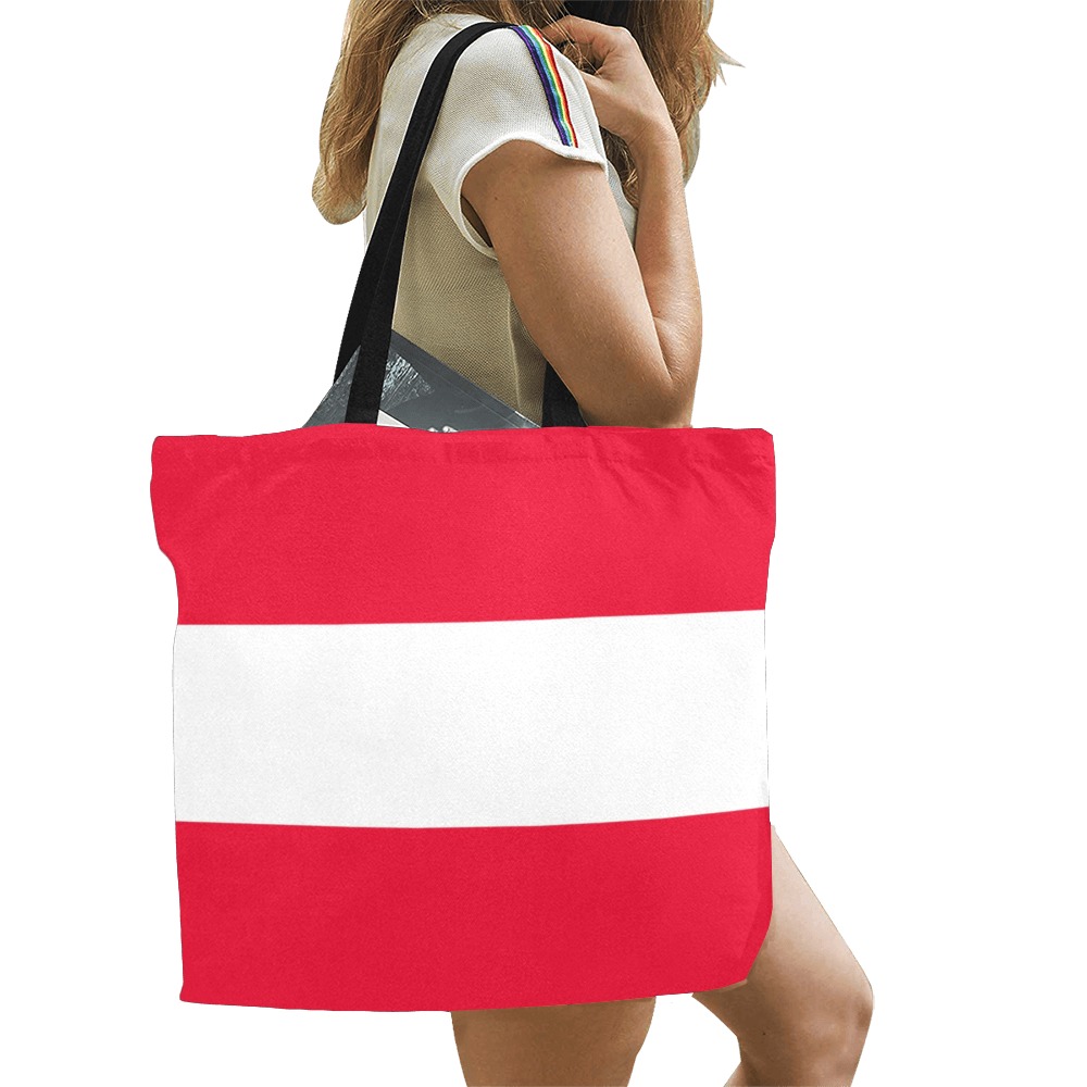 Austria All Over Print Canvas Tote Bag/Large (Model 1699)