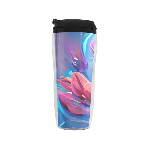 Water_Flower_TradingCard Reusable Coffee Cup (11.8oz)