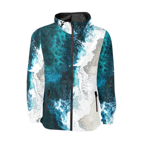 Ocean And Beach Unisex All Over Print Windbreaker (Model H23)