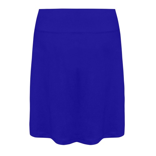 Midnight Blue Women's Athletic Skirt (Model D64)