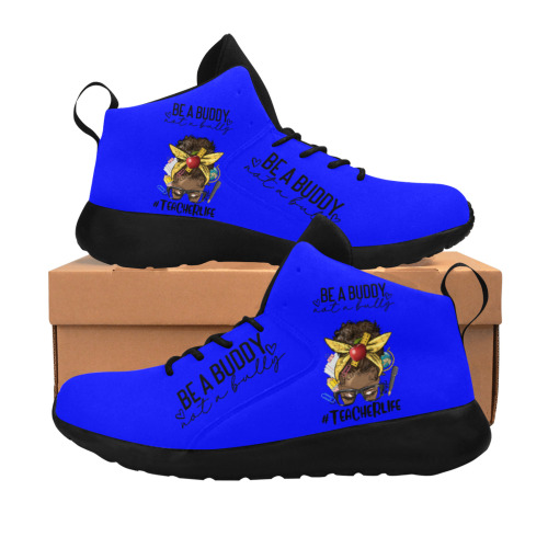 Be-a-buddy-not-a-bullyBrightBlueShoe Women's Chukka Training Shoes (Model 57502)