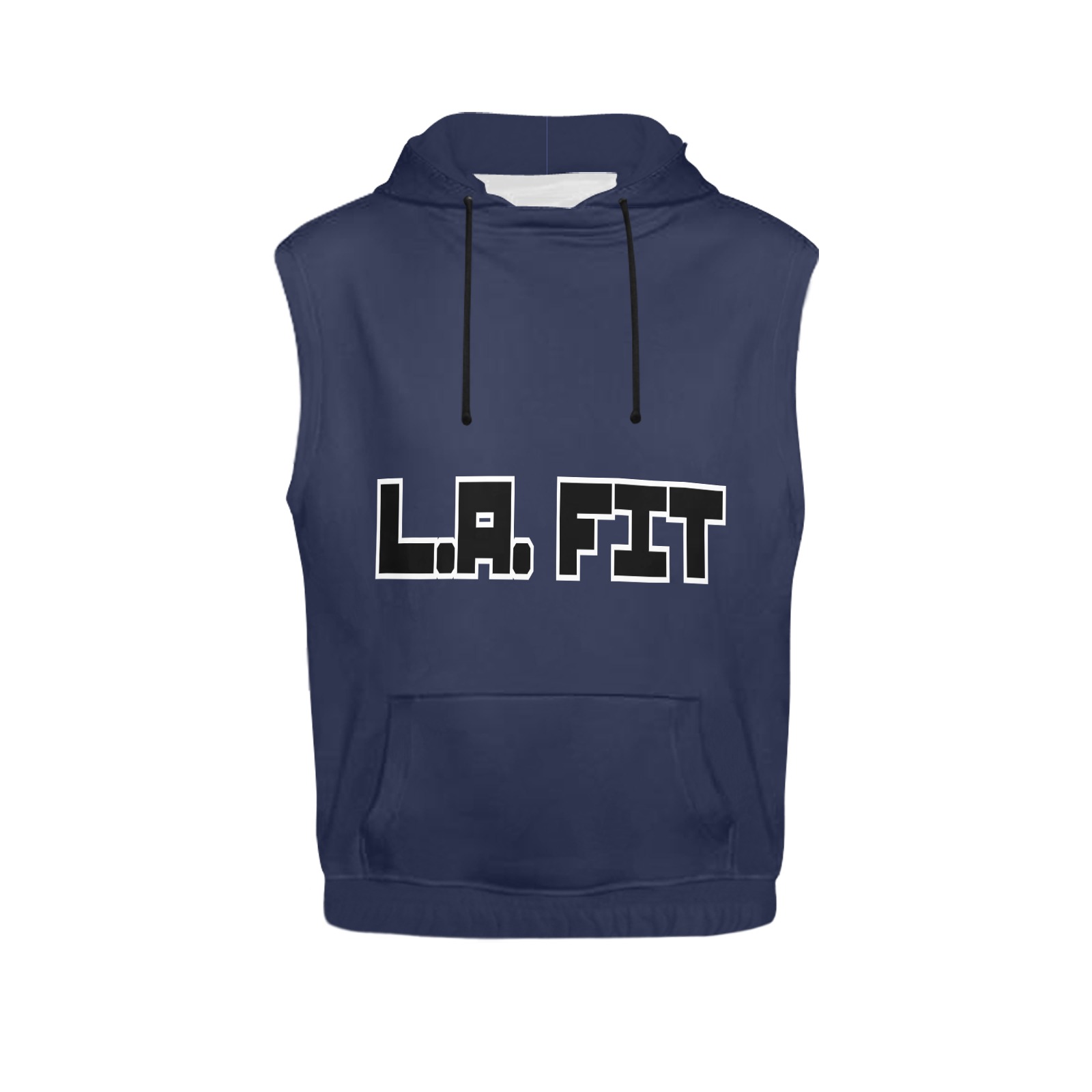 L.A.FIT All Over Print Sleeveless Hoodie for Men (Model H15)