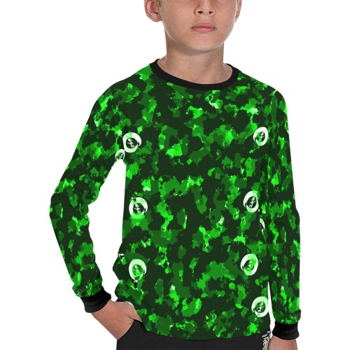 New Project (2) (3) Kids' All Over Print Long Sleeve T-shirt (Model T51)