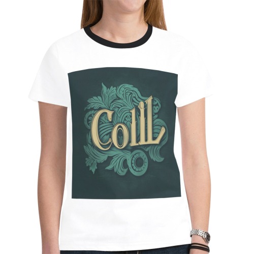 Stylish New All Over Print T-shirt for Women (Model T45)