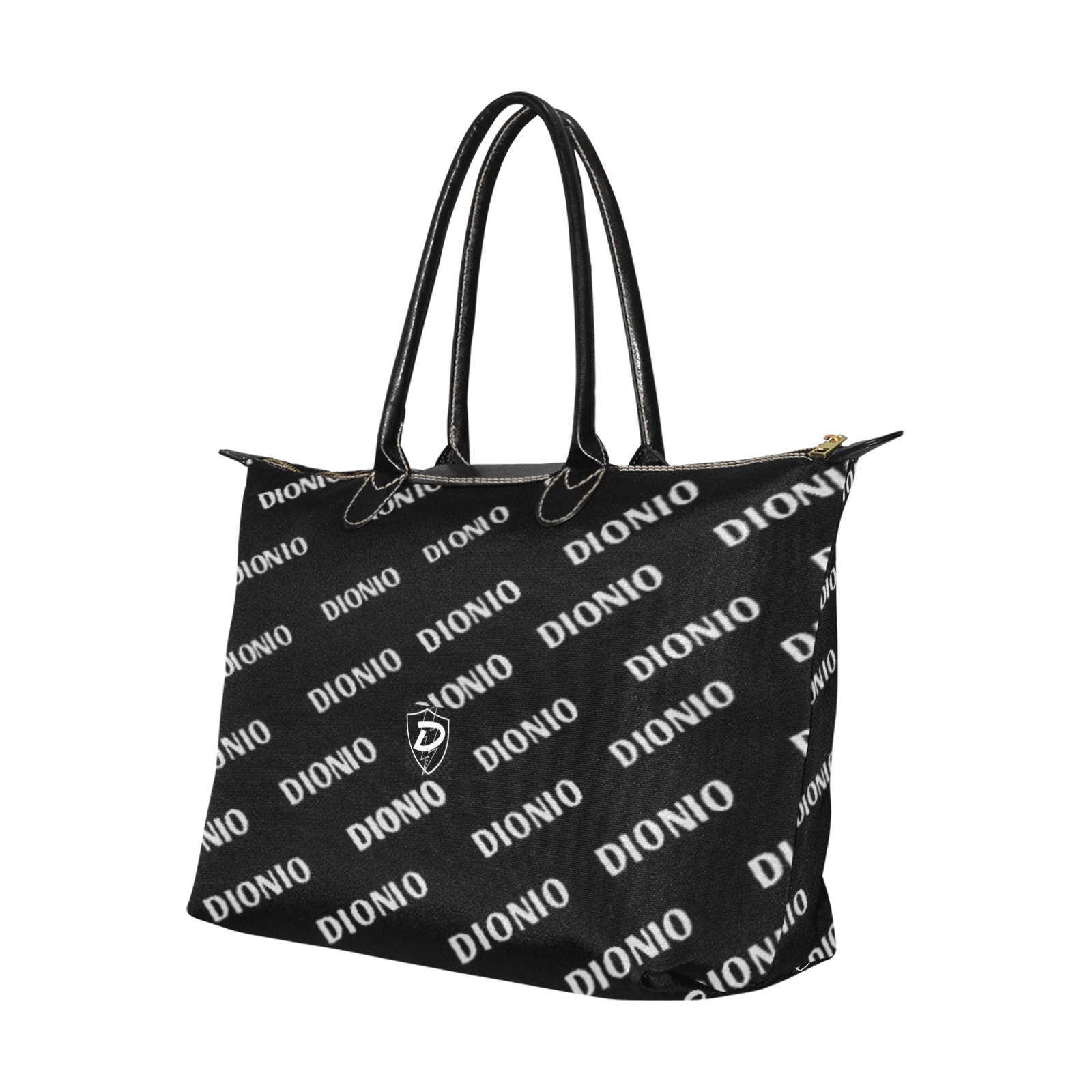 DIONIO - Women's Single Shoulder Lady Handbag (Black Steppers) Single-Shoulder Lady Handbag (Model 1714)