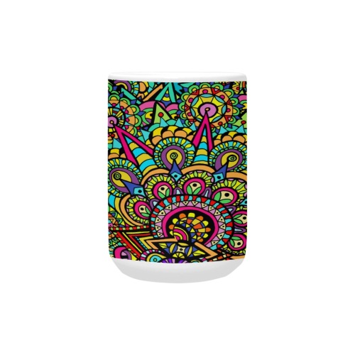 Psychic Celebration pattern Custom Ceramic Mug (15OZ)
