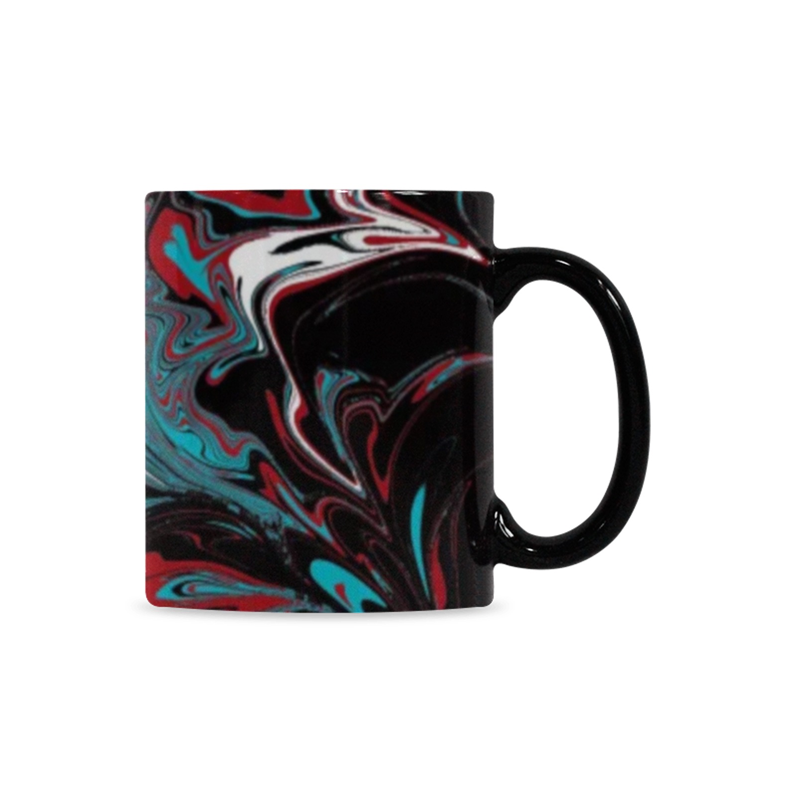 Dark Wave of Colors Custom Morphing Mug (11oz)
