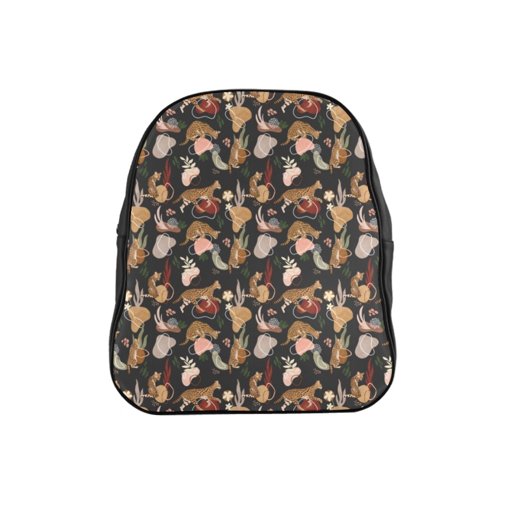 SERVAL SAVANNAH CAT-02 School Backpack (Model 1601)(Small)