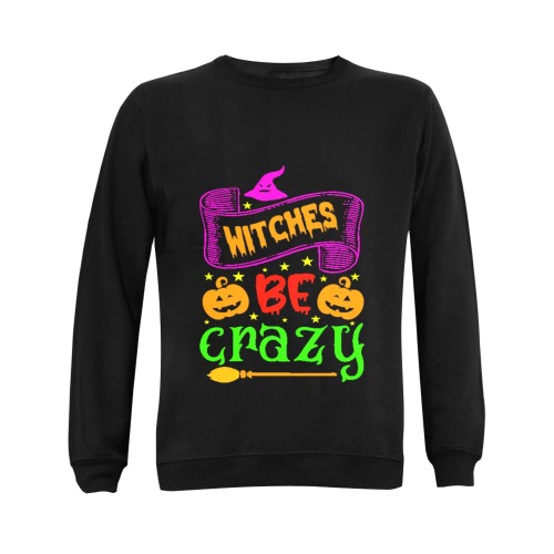 Witches Be Crazy Gildan Crewneck Sweatshirt(NEW) (Model H01)