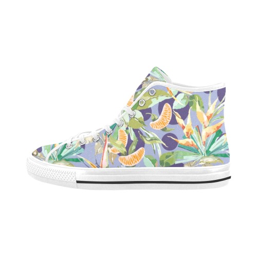 Orange in the palms jungle 103 Vancouver H Women's Canvas Shoes (1013-1)