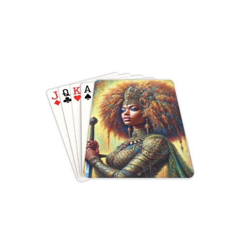 Queen Zahira Playing Cards 2.5"x3.5"