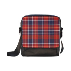 Red Tartan Crossbody Nylon Bags (Model 1633)