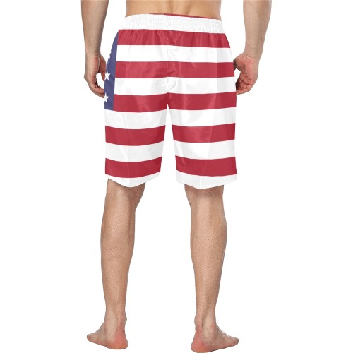 Flag_of_the_United_States.svg Men's Swim Trunk (Model L21)