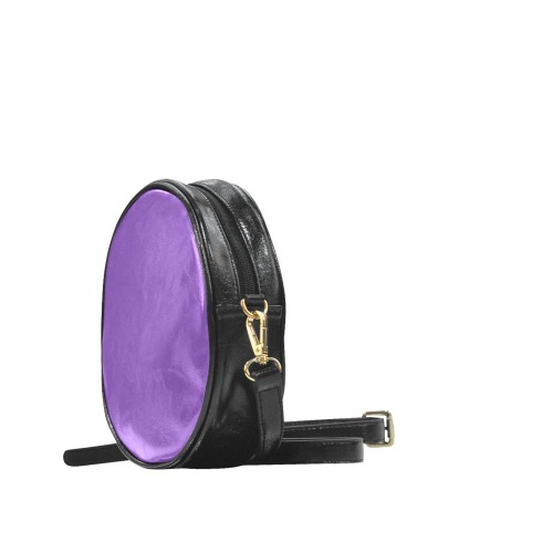 color rebecca purple Round Sling Bag (Model 1647)