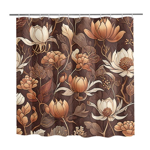 Fabulous Florals 38 Shower Curtain 72" x 72"