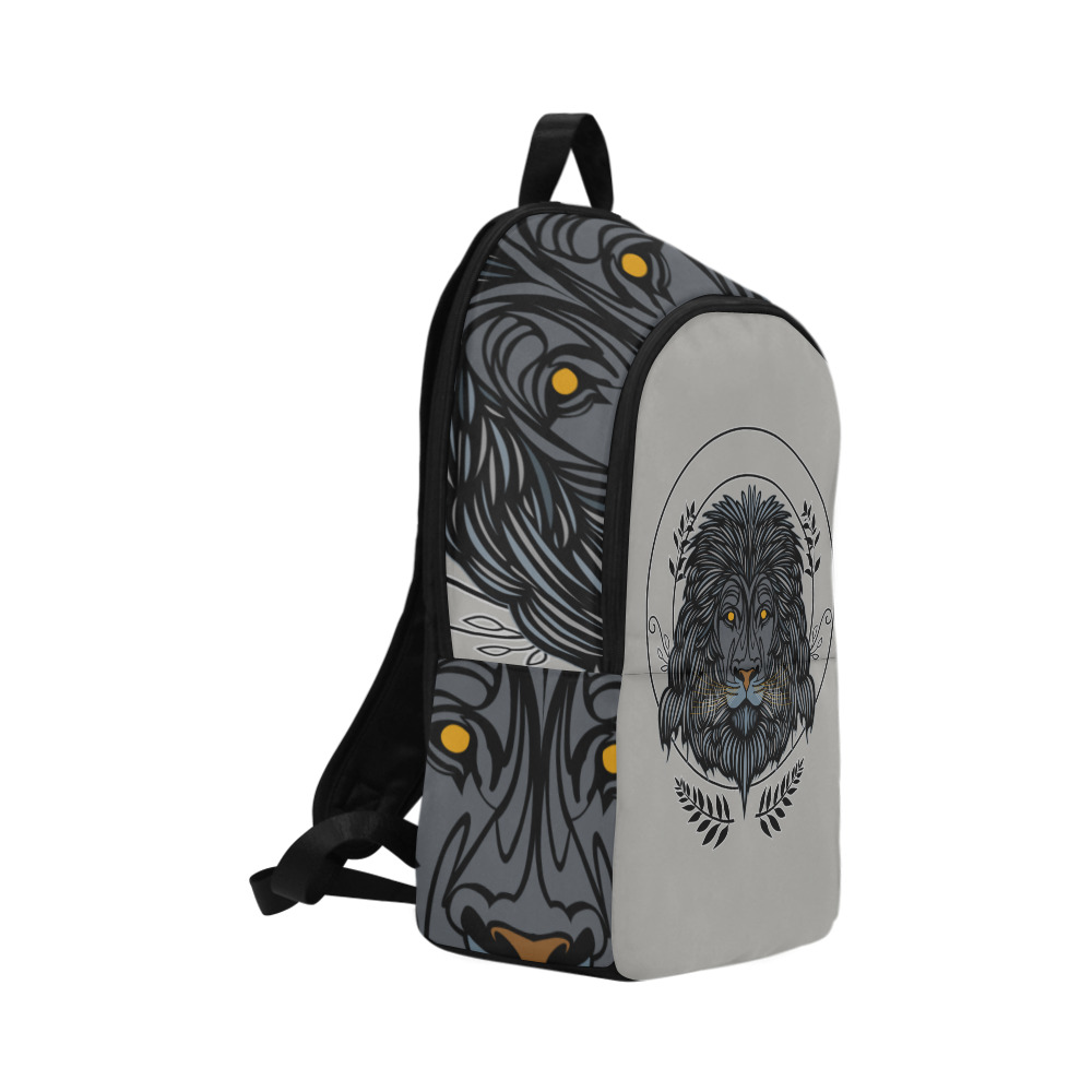 Lion Head Fabric Backpack for Adult (Model 1659)