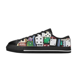 Roll Da Dice Men's Classic Canvas Shoes (Model 018)