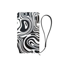 Black and White Marble Men's Clutch Purse （Model 1638）