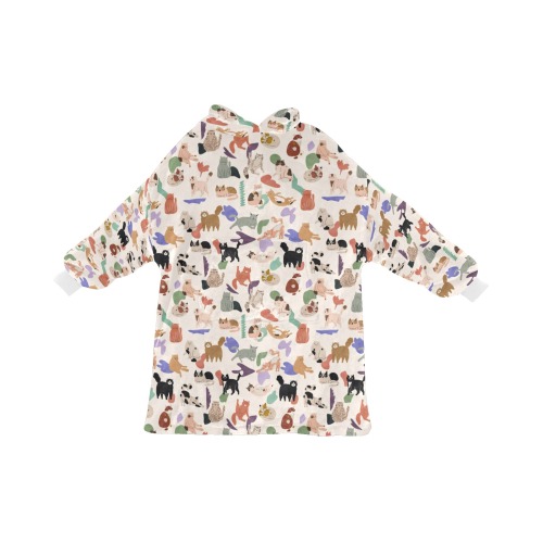 More cats 2 Blanket Hoodie for Kids