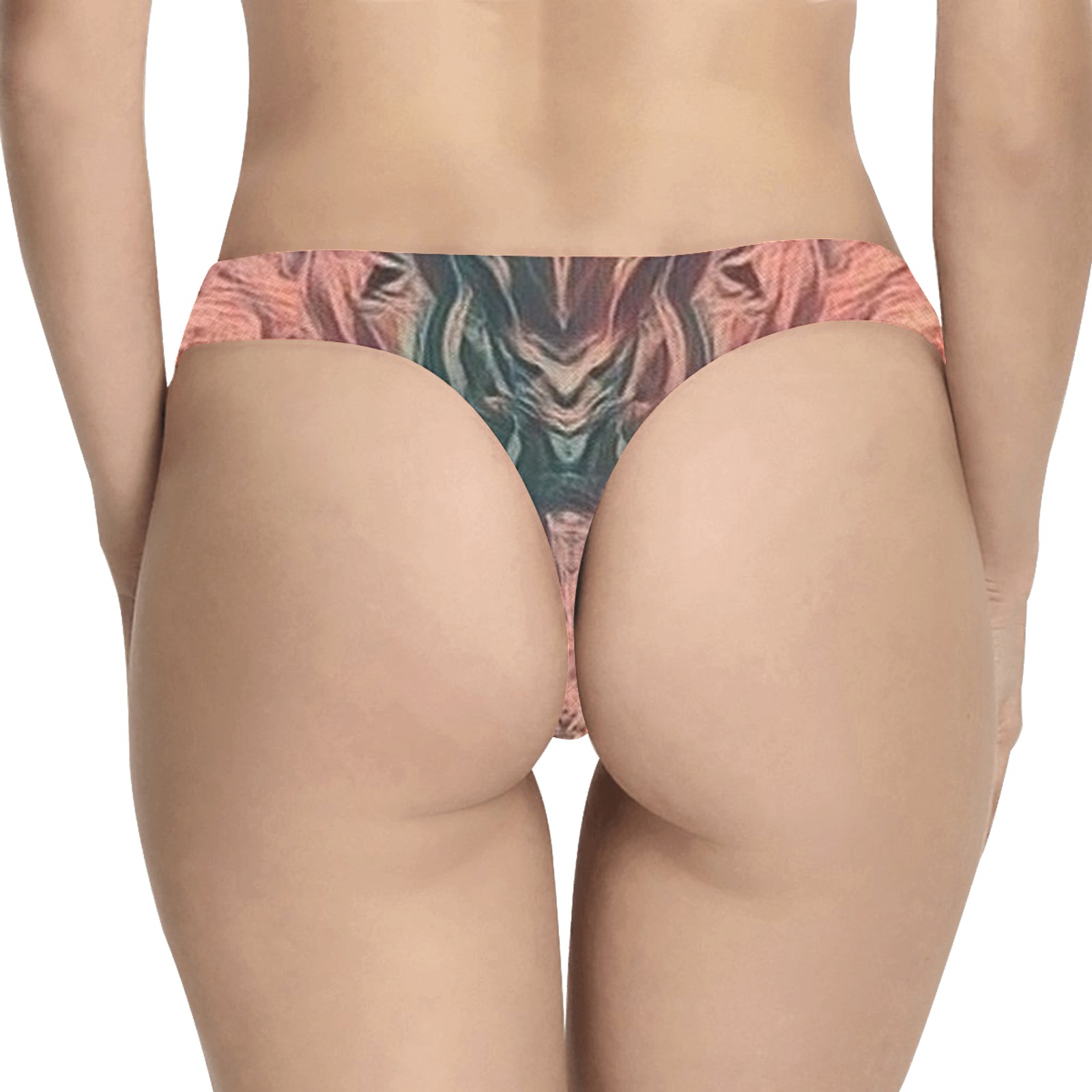 Zoo. Women's All Over Print Thongs (Model L30)