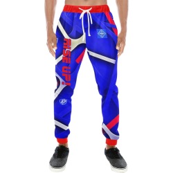 DIONIO Clothing - RISE UP! Sweatpants (Blue,White & Red) Men's All Over Print Sweatpants (Model L11)