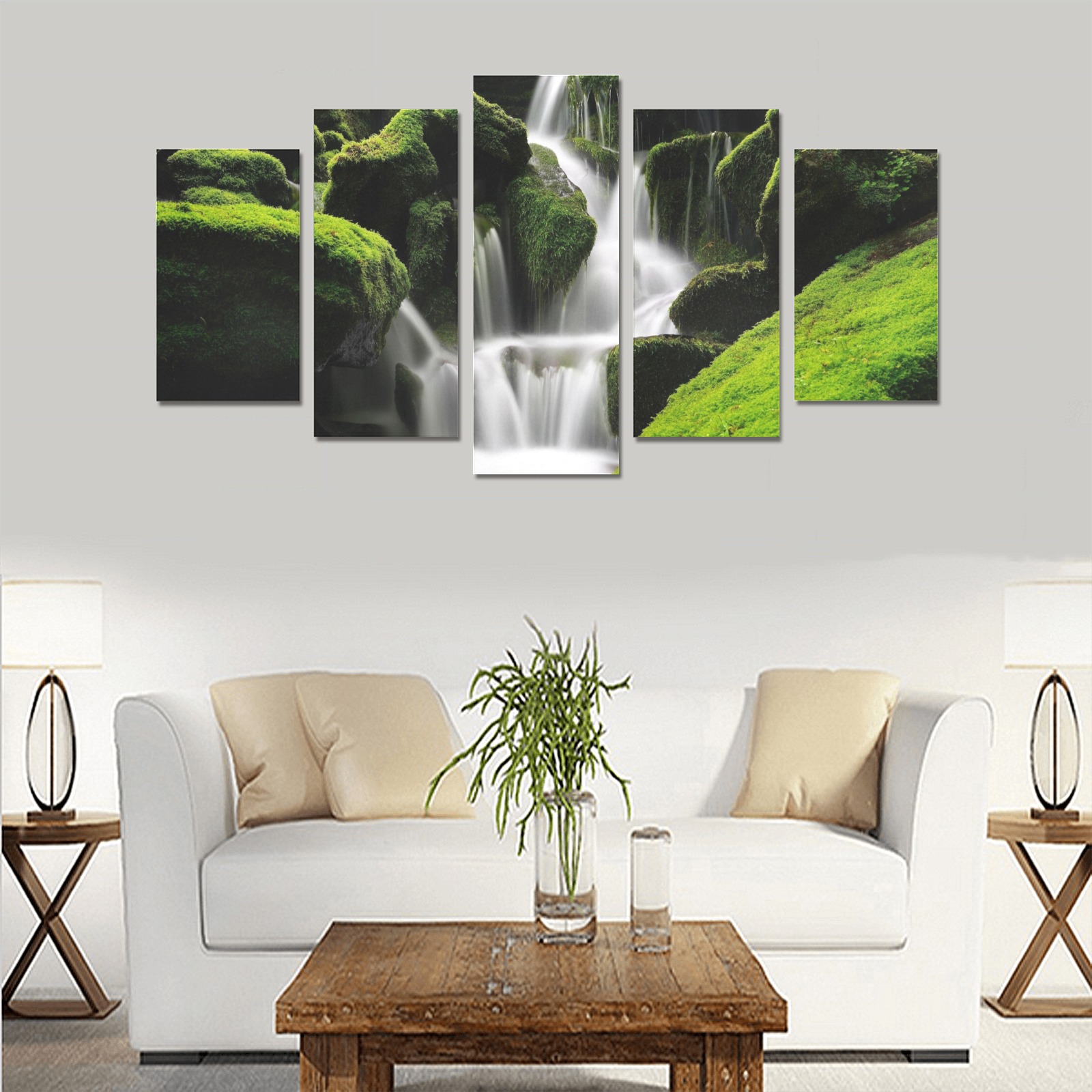 waterfall Canvas Print Sets A (No Frame)