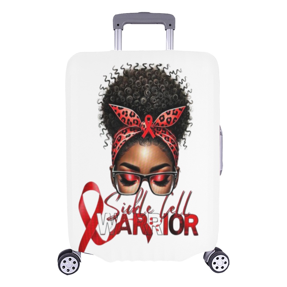 sickle cell Luggage Cover/Large 26"-28"