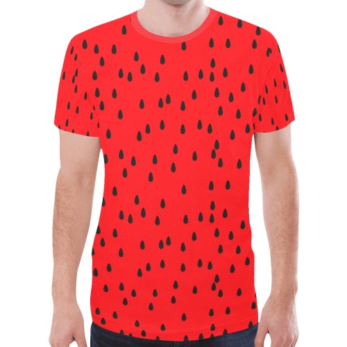Watermelon New All Over Print T-shirt for Men (Model T45)